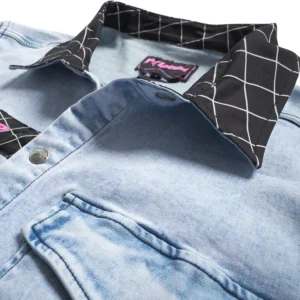 The Surge Matrix Sport Denim Button Down blue denim