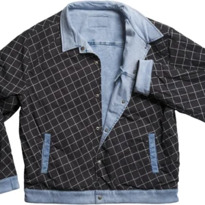 The Surge Matrix Sport Denim Reversible Jacket schwarz