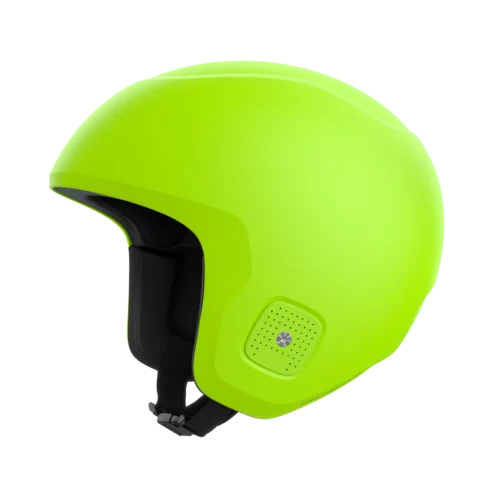 Poc skull dura jr skihelm fluorescent yellow green matt 1
