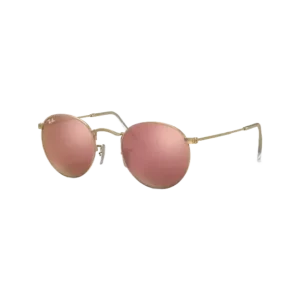 Round Flash Lenses Sonnenbrille