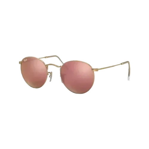 Round Flash Lenses Sonnenbrille