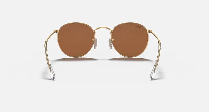 Round Flash Lenses Sonnenbrille