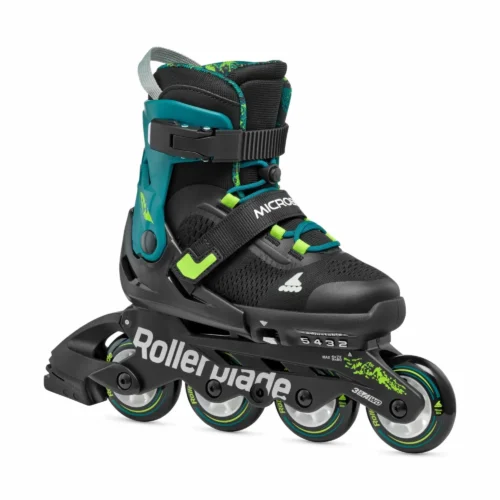 Rollerblade microblade xt skate schwarz meeresgruen 1