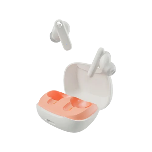 Smokin Buds® True Wireless In-Ear Bone/Orange Glow