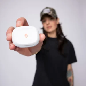 Smokin Buds® True Wireless In-Ear Bone/Orange Glow
