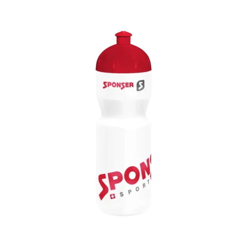 Bidon 750 ml weiss/rot