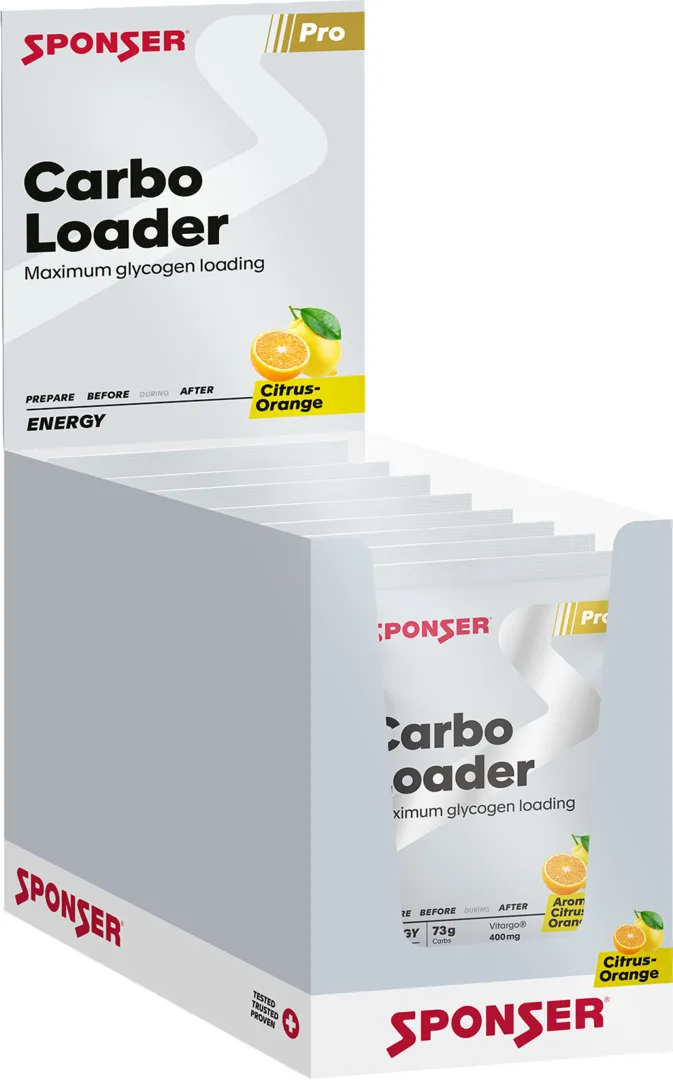 Carbo Loader, CITRUS-ORANGE Display (15 x 75 g)