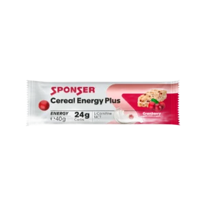 Cereal Energy Plus Bar, CRANBERRY Display (15 x 40 g)