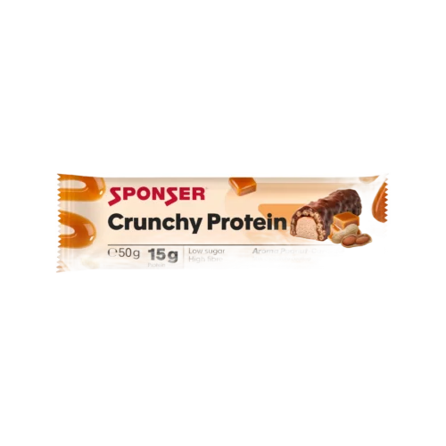 Crunchy Protein, PEANUT-CARAMEL (12 x 50 g)