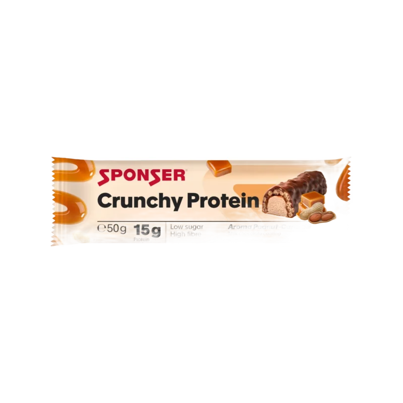 Crunchy Protein, PEANUT-CARAMEL (12 x 50 g)