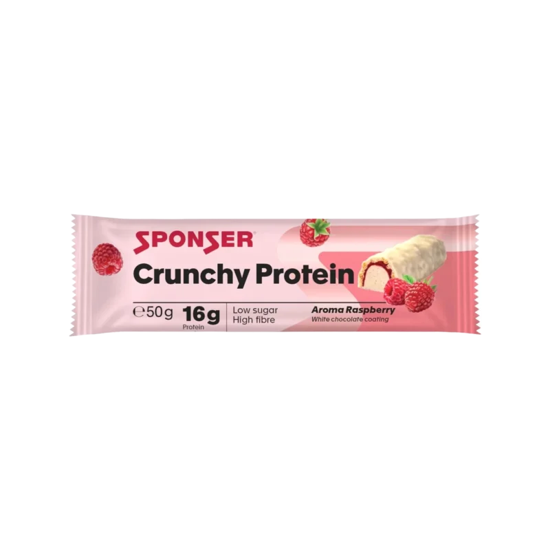 Crunchy Protein, RASPBERRY Display (12 x 50 g)