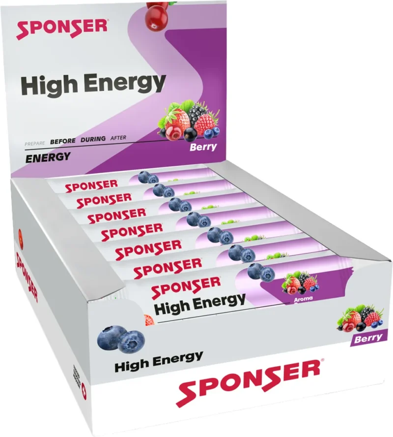 High Energy Bar, BERRY Display (30 x 45 g)
