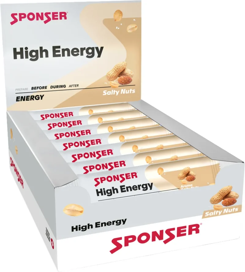 High Energy Bar, SALTY NUT  Display (30 x 45 g)