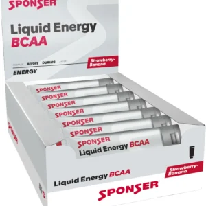 Liquid Energy BCAA, STRAWBERRY-BANANA Display (18 x 70 g) Tuben