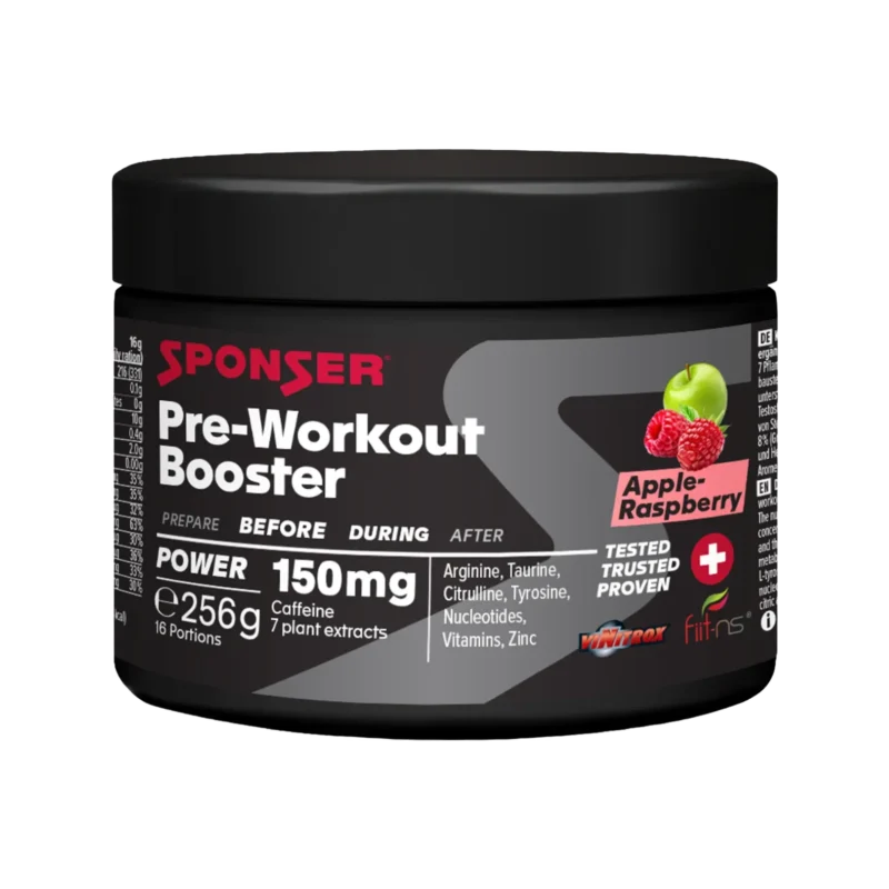 Pre-Workout Booster, APPLE-RASPBERRY (256 g)