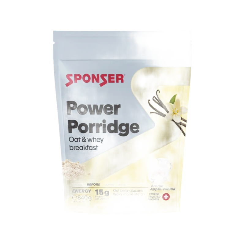 Sponser Power Porridge, APPLE-VANILLA (840 g)