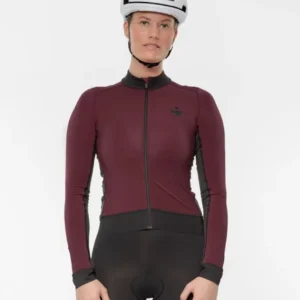 Crossfire Hybrid LS Jersey W dark red