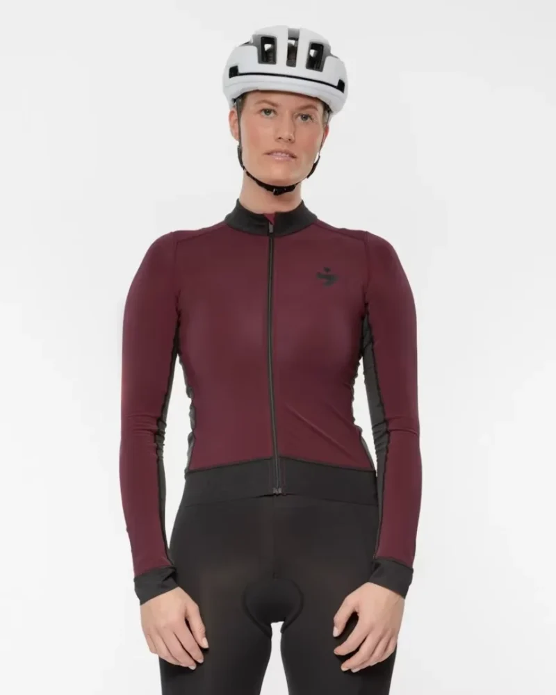 Crossfire Hybrid LS Jersey W dark red