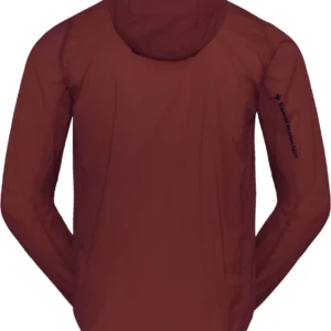 Hunter Hooded Wind Jacket dark red