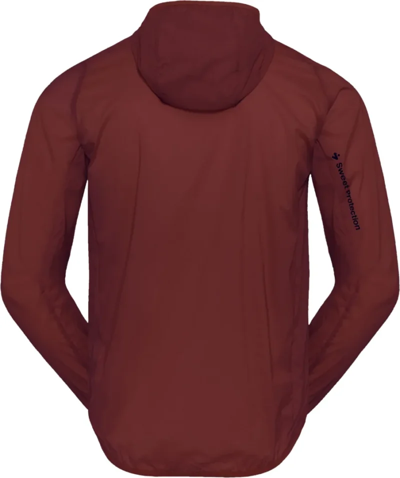 Hunter Hooded Wind Jacket dark red