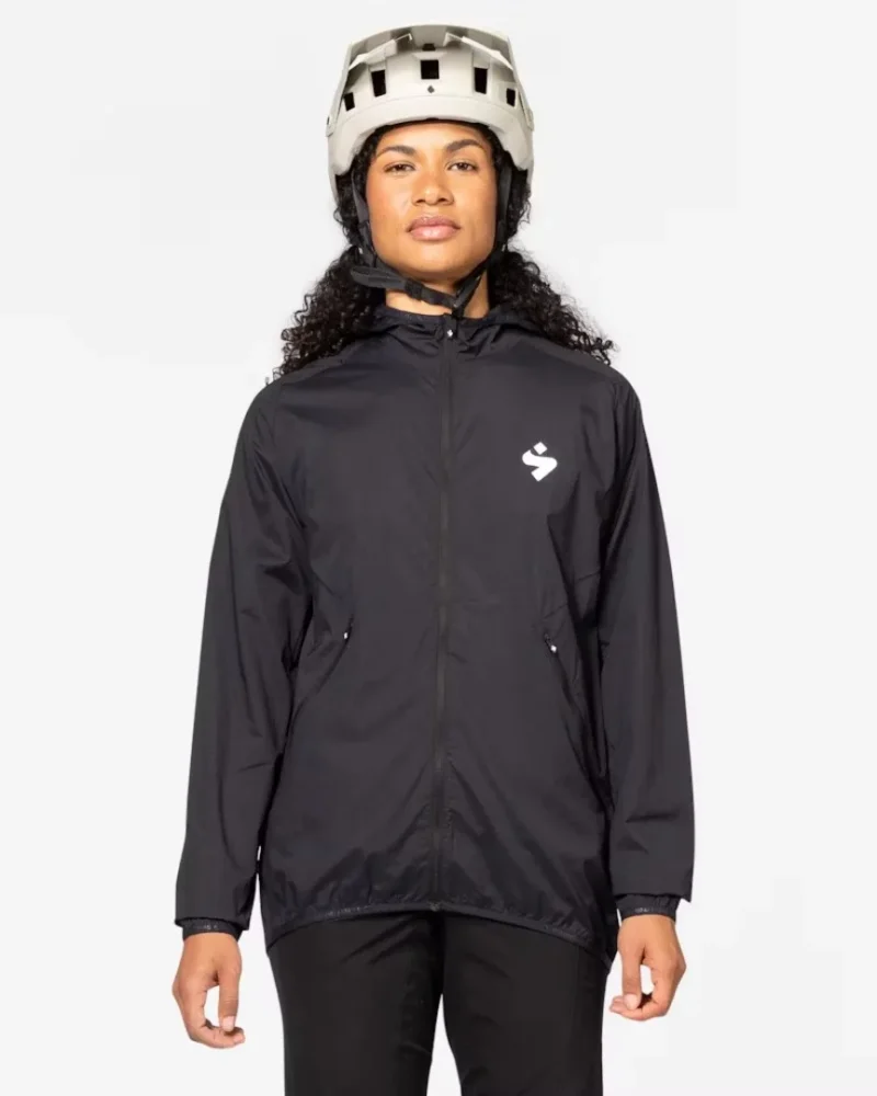Hunter Hooded Wind Jacket dark red