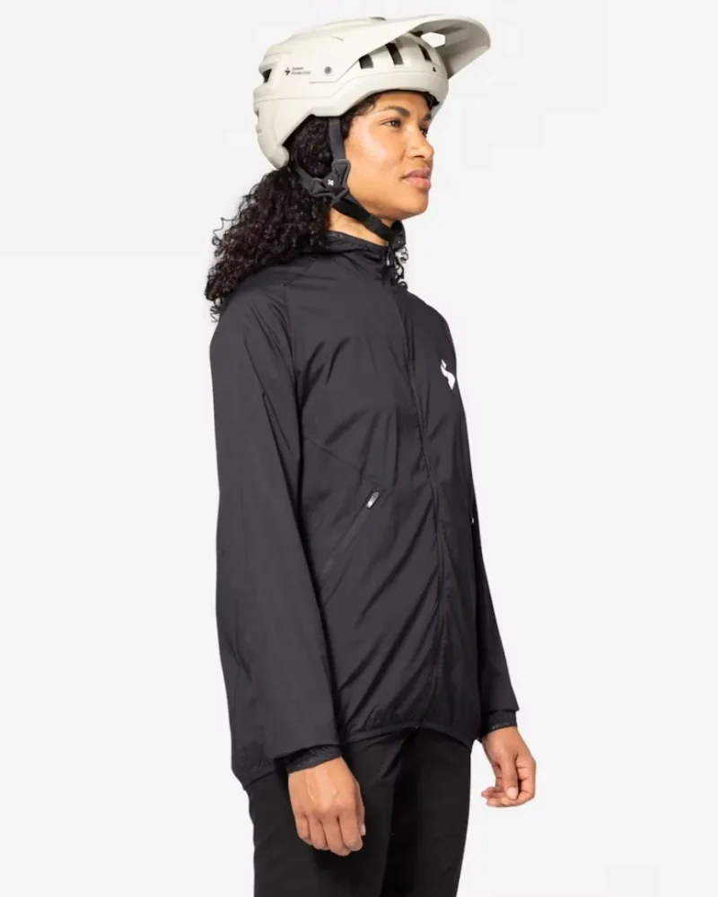 Hunter Hooded Wind Jacket dark red