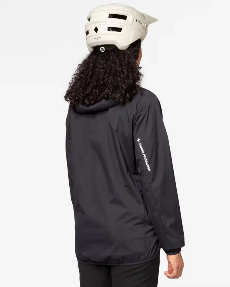 Hunter Hooded Wind Jacket dark red