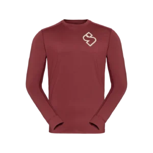 Hunter LS Jersey M dark red