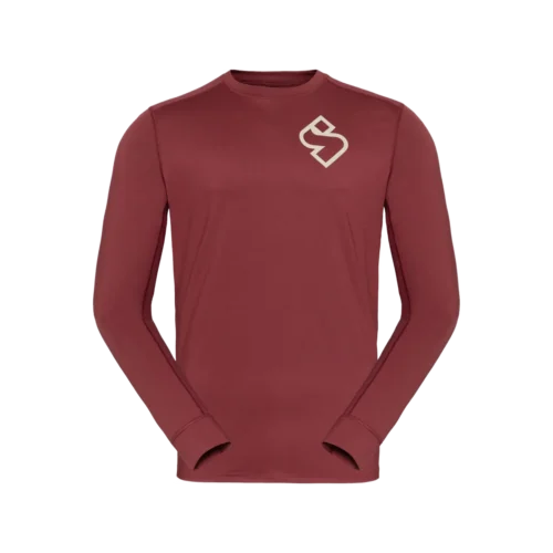 Hunter LS Jersey M dark red