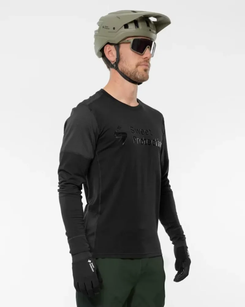 Hunter Merino Hybrid LS Jersey M black