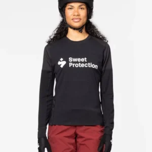 Hunter Merino Hybrid LS Jersey W black
