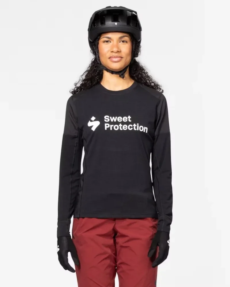 Hunter Merino Hybrid LS Jersey W black