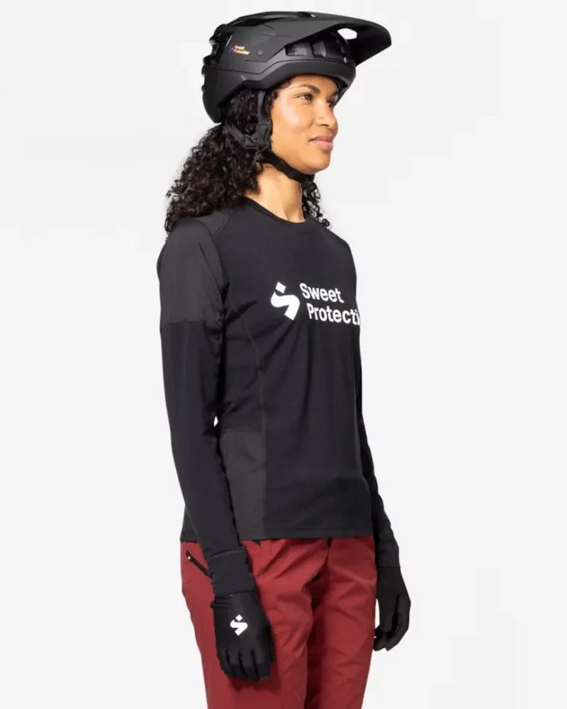 Hunter Merino Hybrid LS Jersey W black