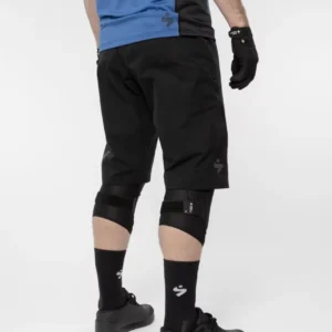 Hunter Slashed Shorts M black