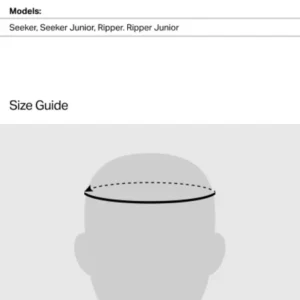 Seeker Helmet matte white 53
