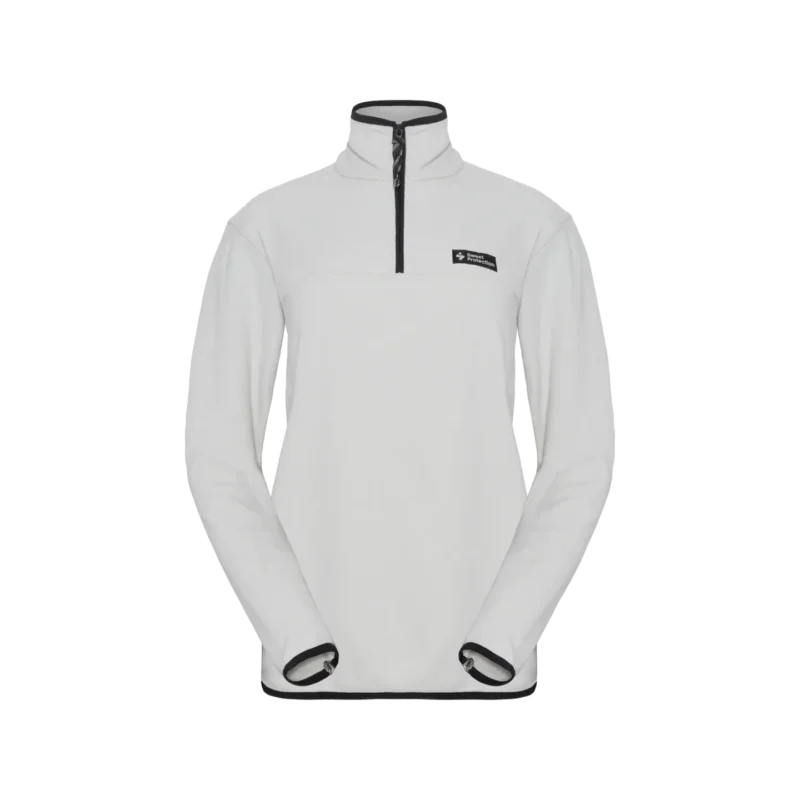 Timber Fleece Half Zip Wmn light grey
