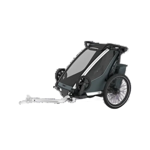 Anhänger Chariot CROSS 2 Single, dark slate
