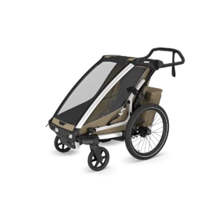 Anhänger Chariot CROSS 2 Single, faded khaki
