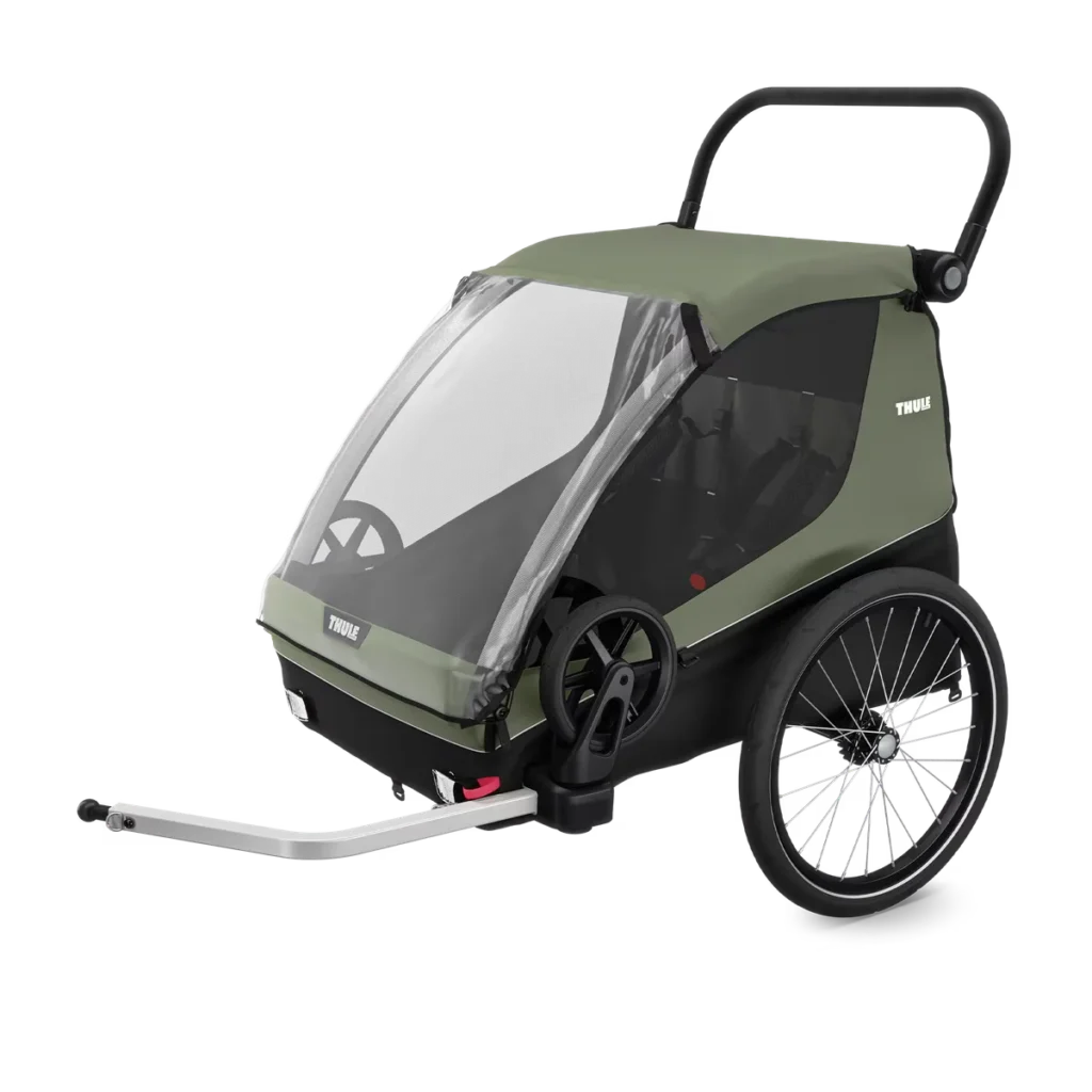 Thule anhaenger courier kid cargo vintage gruen 1