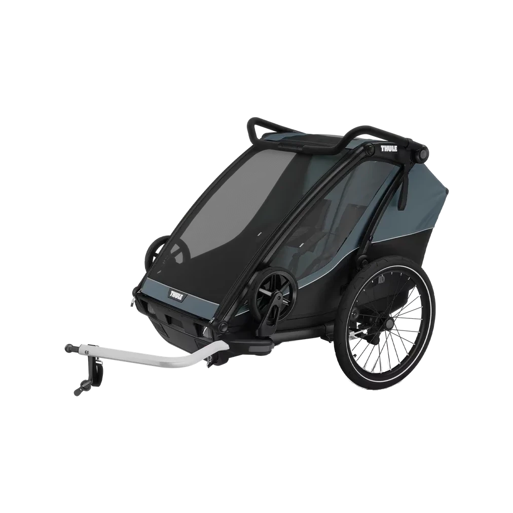 Thule chariot cab 2 2 sitz multisport fahrradanhaenger black dark slate 1