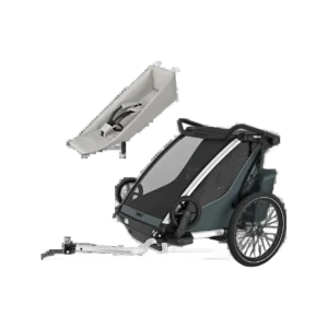 Chariot Cross 2 double infant Bundle Anhänger