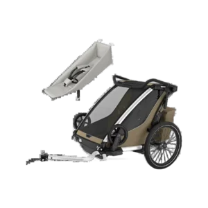 thule-chariot-cross-2-double-infant-bundle-anhaenger-faded-khaki-1 Chariot Cross 2 double infant Bundle Anhänger