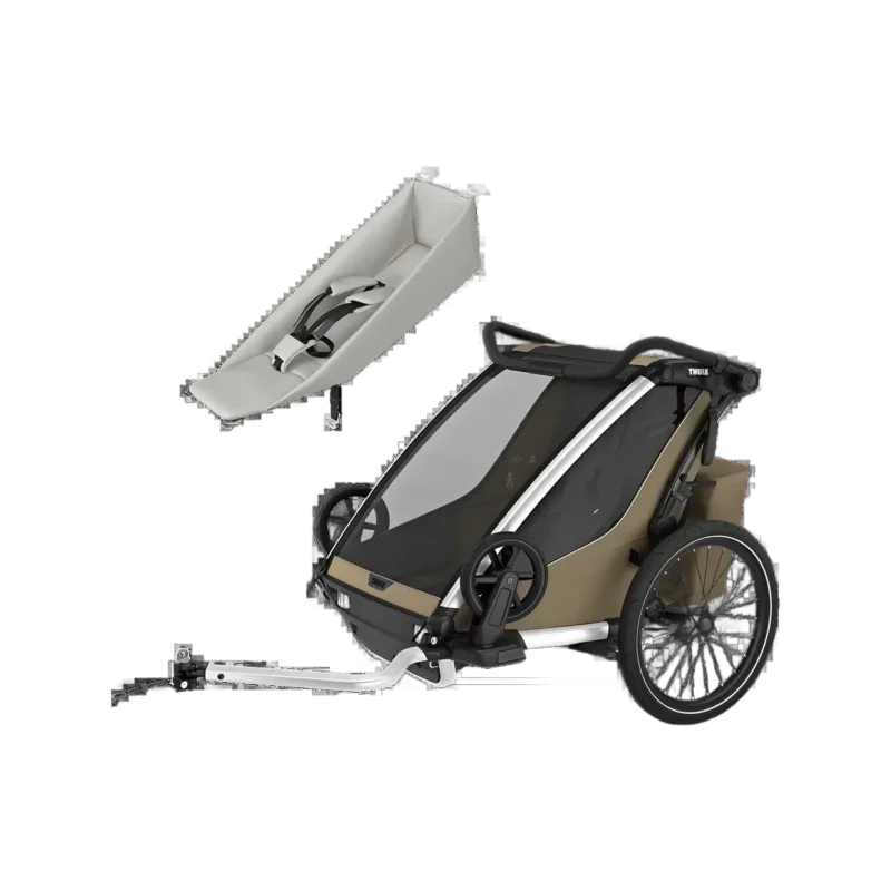 thule-chariot-cross-2-double-infant-bundle-anhaenger-faded-khaki-1 Chariot Cross 2 double infant Bundle Anhänger