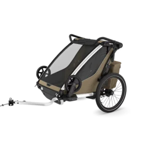 thule-chariot-cross-2-double-infant-bundle-anhaenger-faded-khaki-2 Chariot Cross 2 double infant Bundle Anhänger