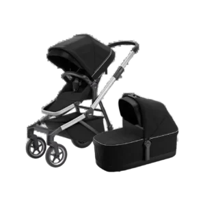 Kinderwagen (Buggy) SLEEK inkl. Bassinet midnight black/alu