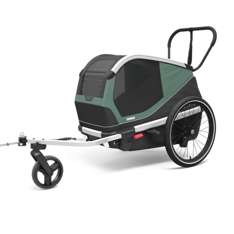 thule-thule-bexey-l-hunde-fahrradanhaenger-hazy-green-4 Thule Bexey L Hunde-Fahrradanhänger