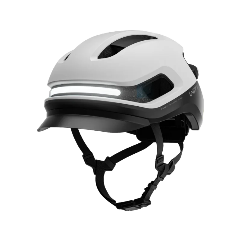 Unit1 Aura Mips Smart Helmet Black/White