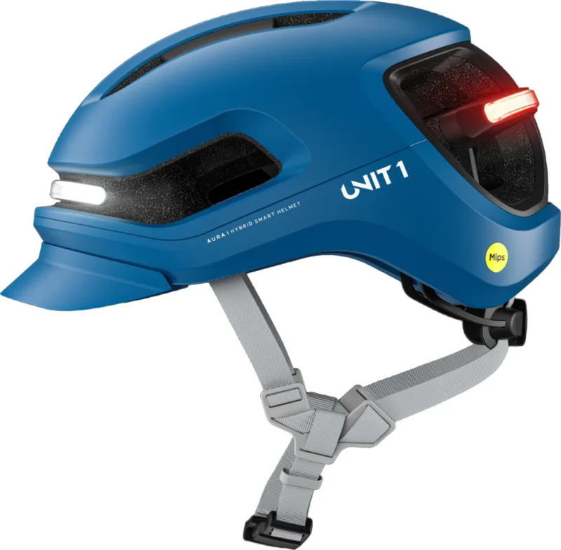 Unit1 Aura Mips Smart Helmet Blue