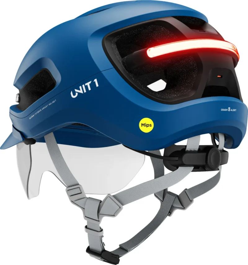 Unit1 Aura Mips Smart Helmet Blue