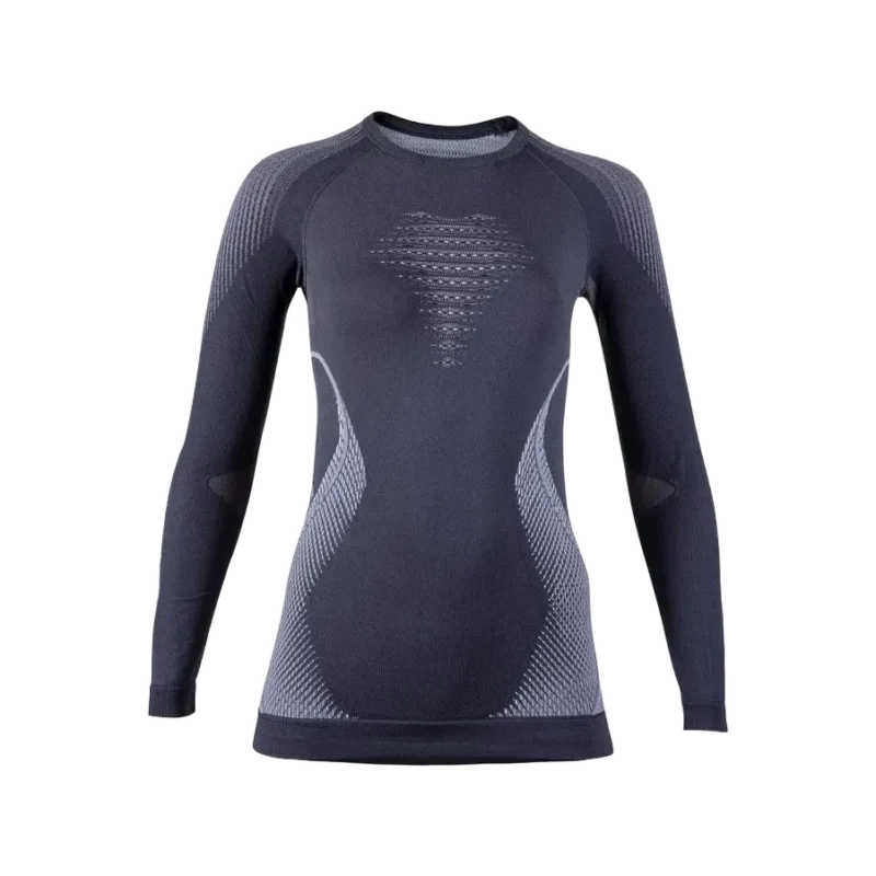 uyn-uyn-lady-evolutyon-shirt-lg-sl-anthracite-melange-raspberry-purple-1 UYN Lady Evolutyon Shirt LG SL